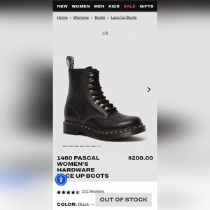 Dr. Martens Black Combat Boots